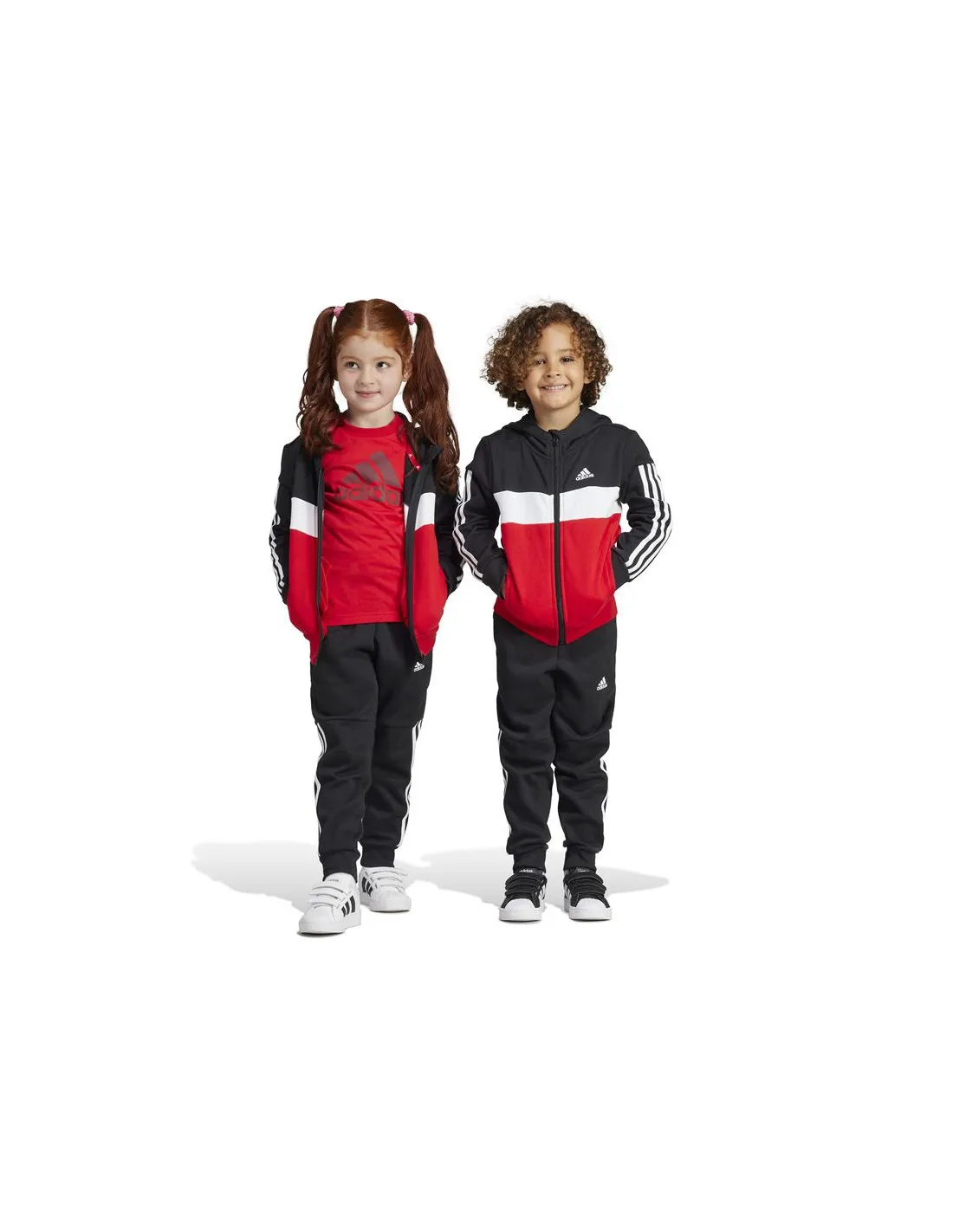 Tracksuit adidas Lk 3S Tib Fl Ts Enfants