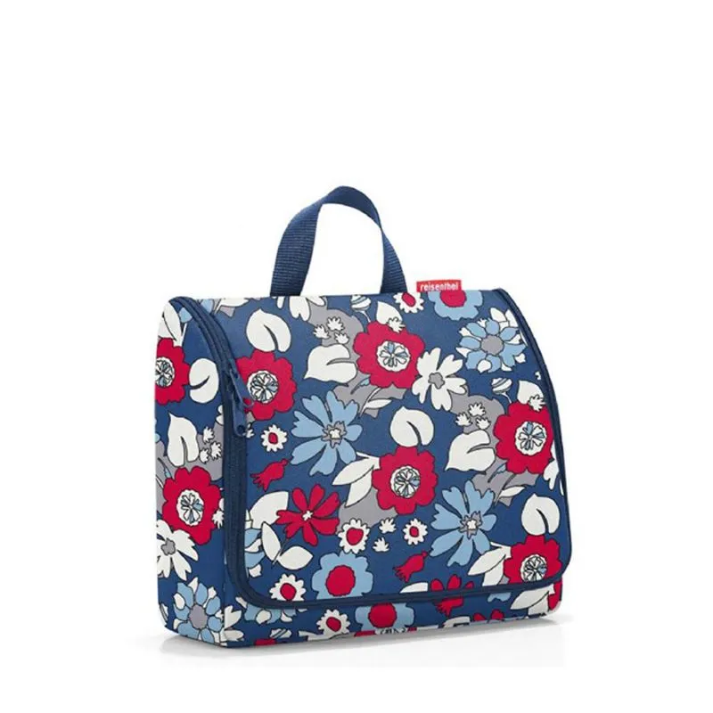 Trousse de toilette Toiletbag XL 28 cm Florist Indigo - Reisenthel - Fleuri