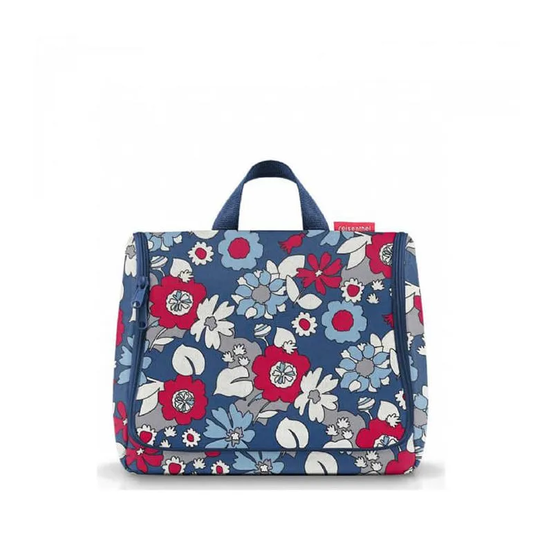 Trousse de toilette Toiletbag XL 28 cm Florist Indigo - Reisenthel - Fleuri