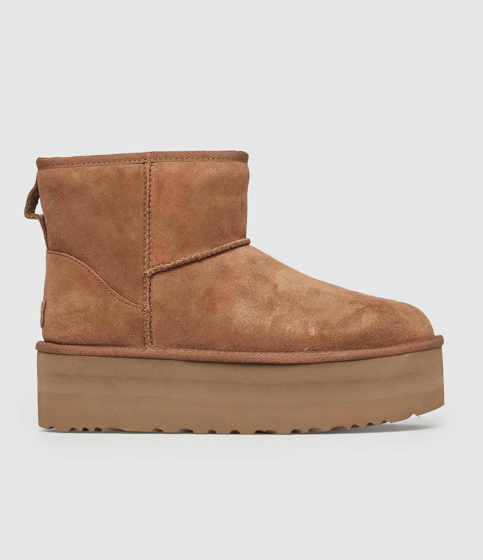 UGG Partager  Boots Classic Mini Plateforme Chestnut  