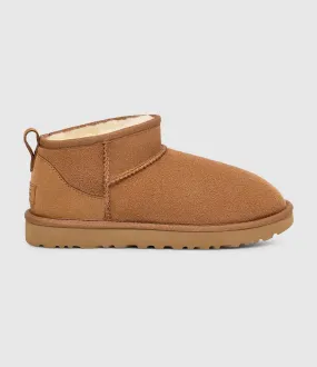 UGG Partager  Boots Classic Ultra Mini Unisexe Chestnut  