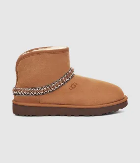 UGG Partager  Bottines Classic Mini Crescent Chestnut  