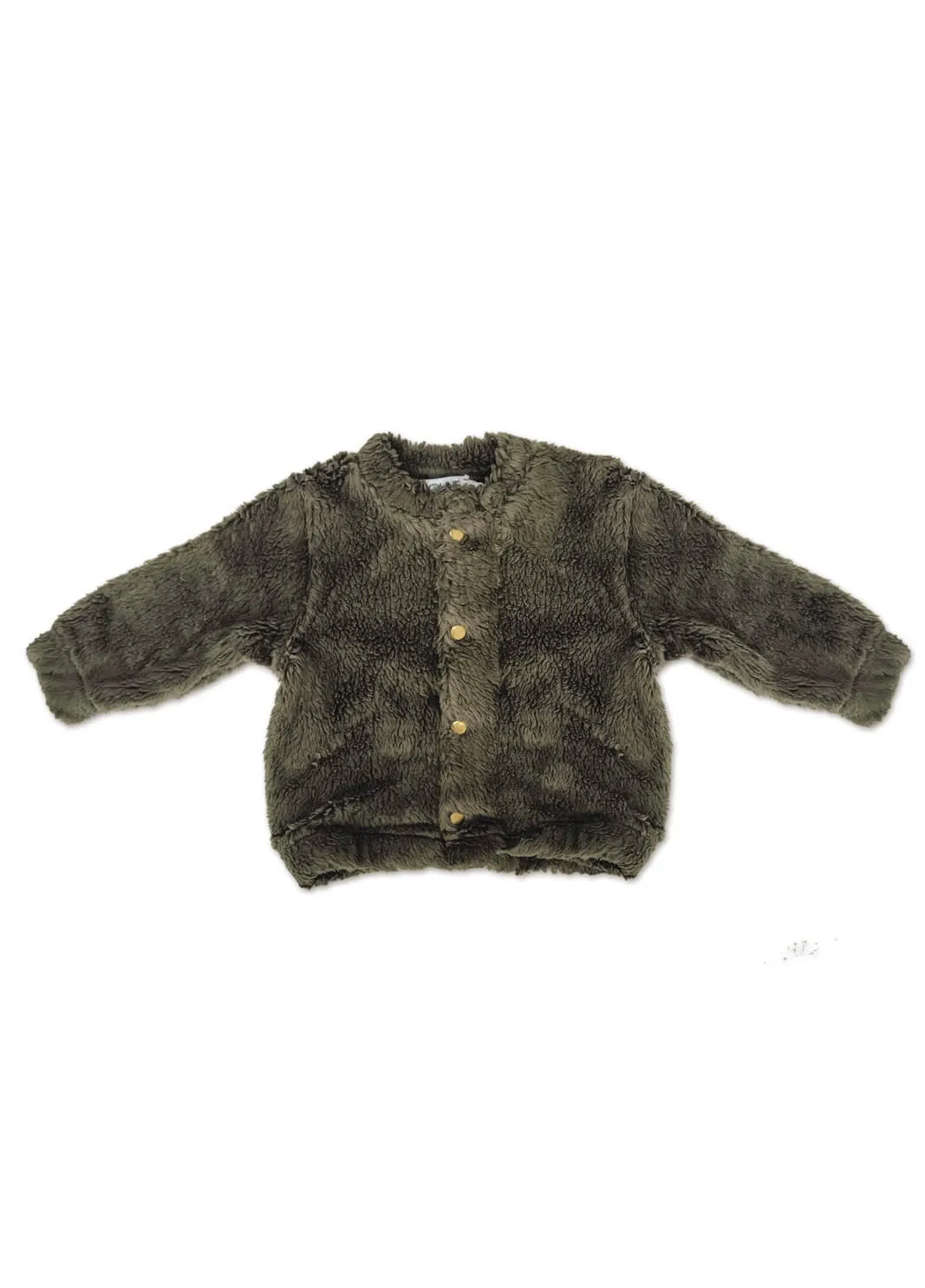 Veste bébé et enfant Teddy kaki