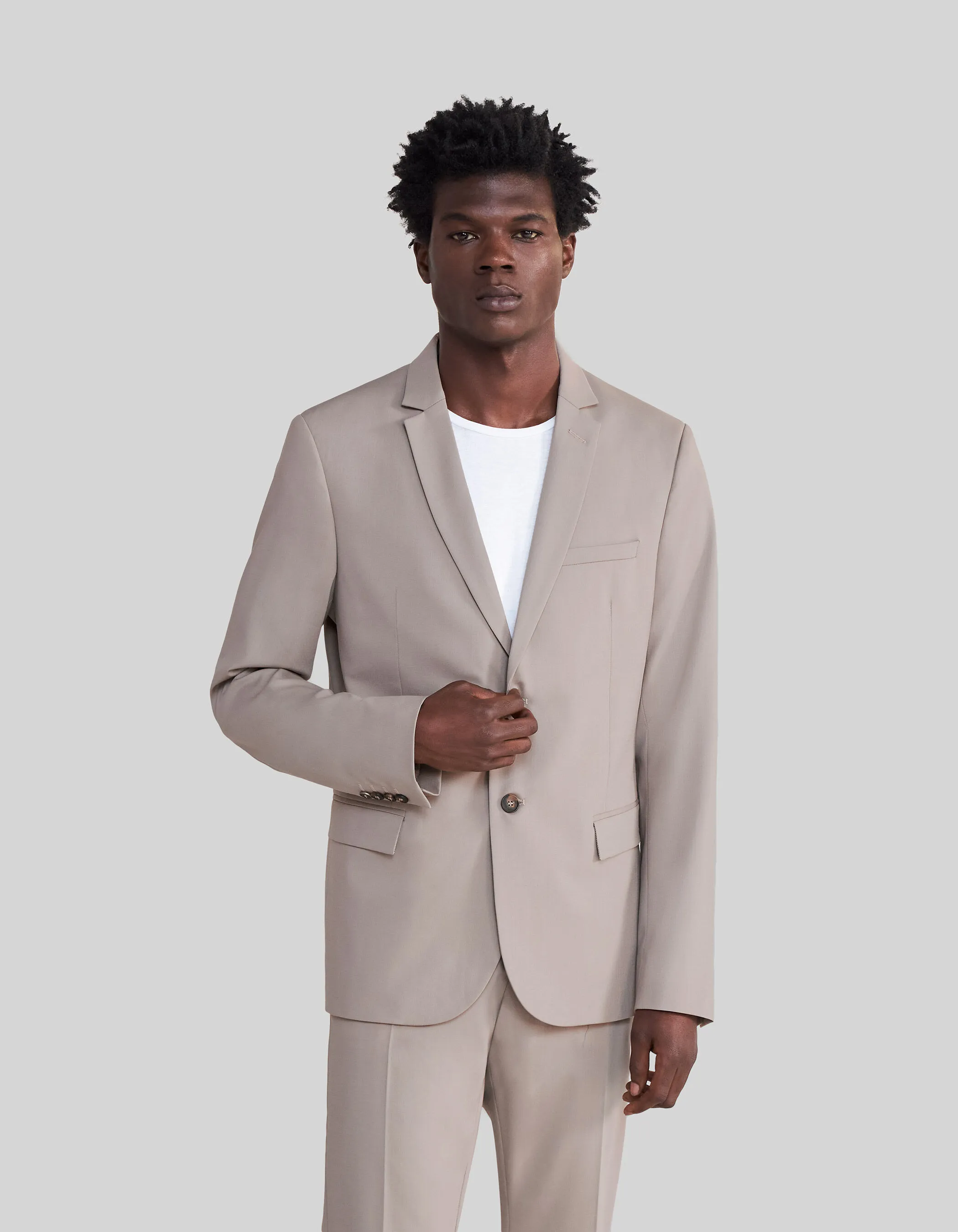 Veste de costume beige TRAVEL SUIT Homme