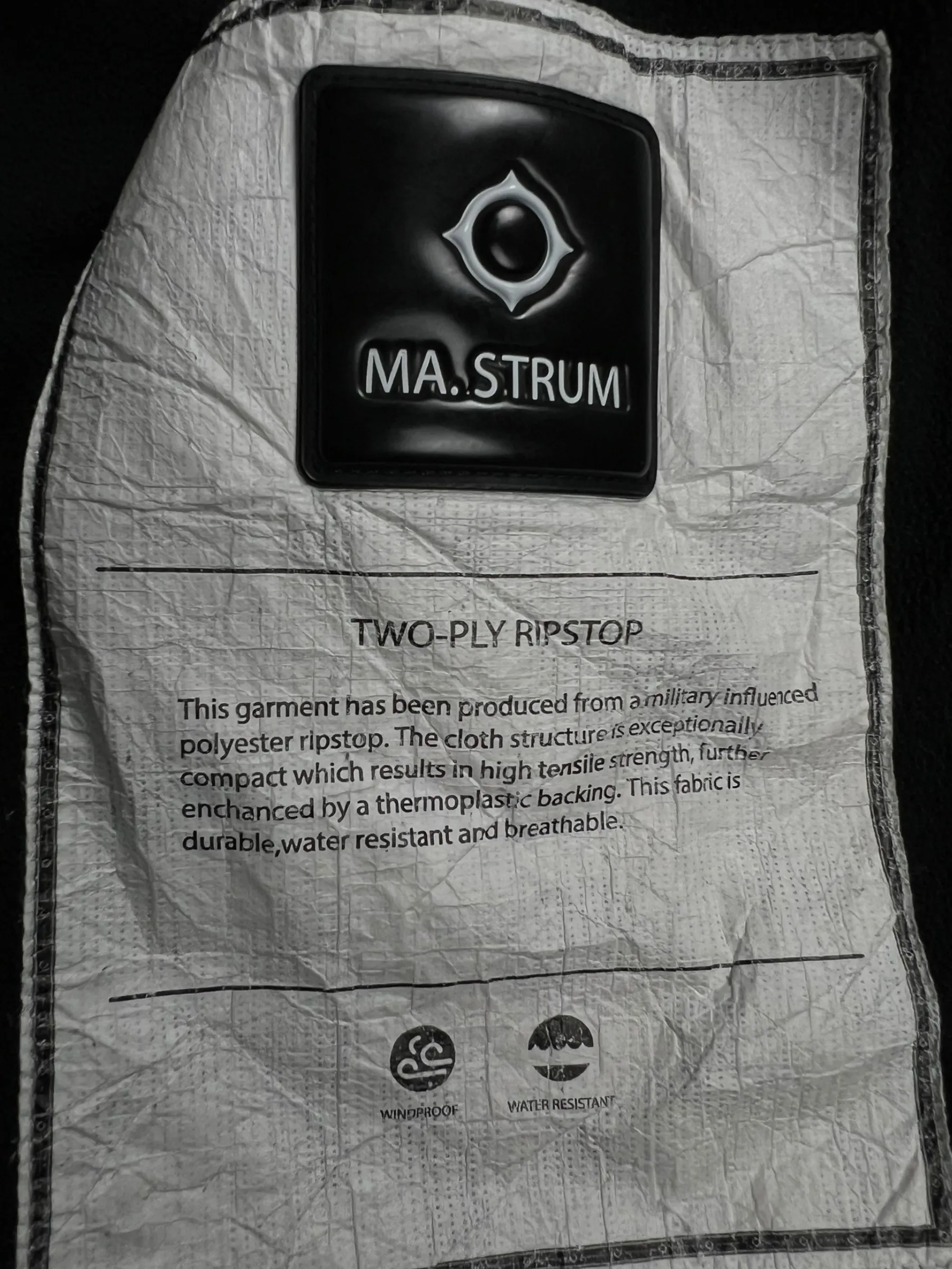 VESTE MA.STRUM TWO-PLY RIPSTOP