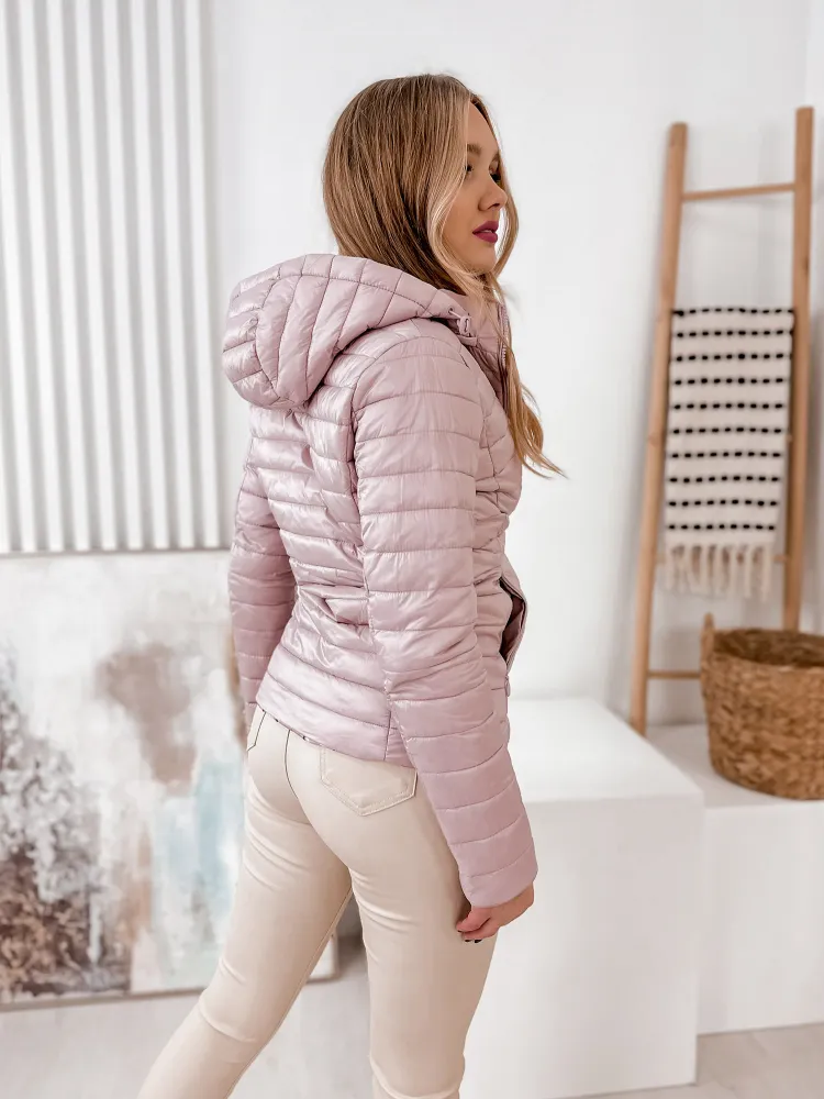 VESTE RÉVERSIBLE LEBO ROSE POUDRE