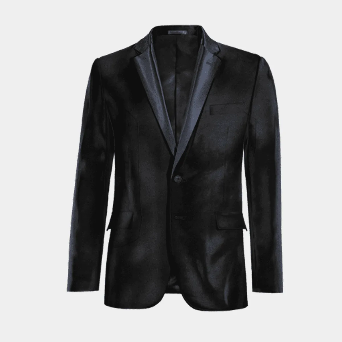 Veste Smoking noir onyx en velours essentiel