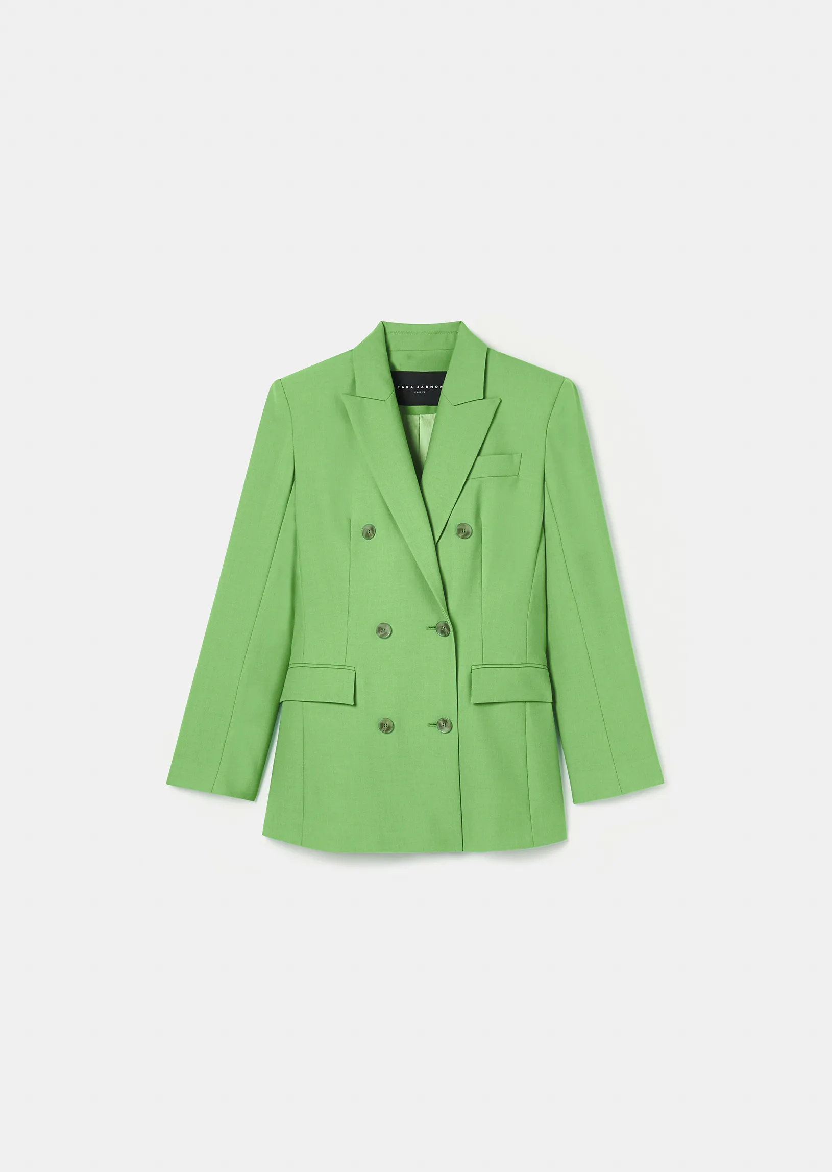 Veste Viola verte en laine froide