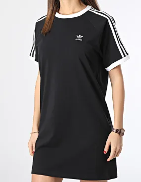 Vestido adidas Raglan 3 Bandas Negro Mujer